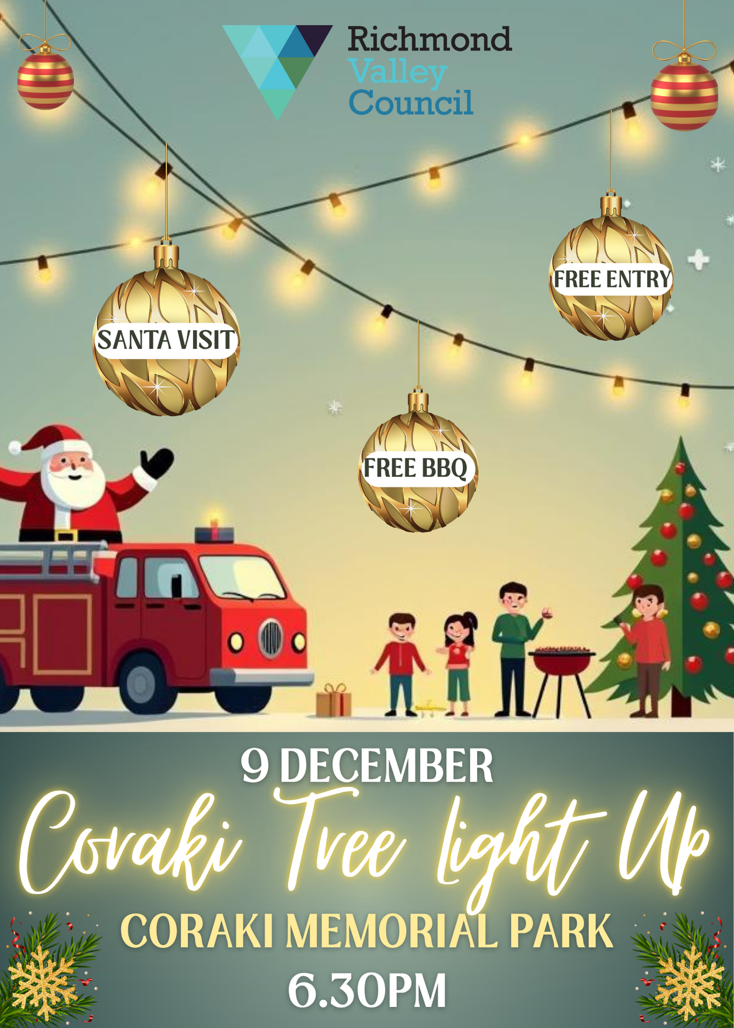 Coraki Tree Light Up