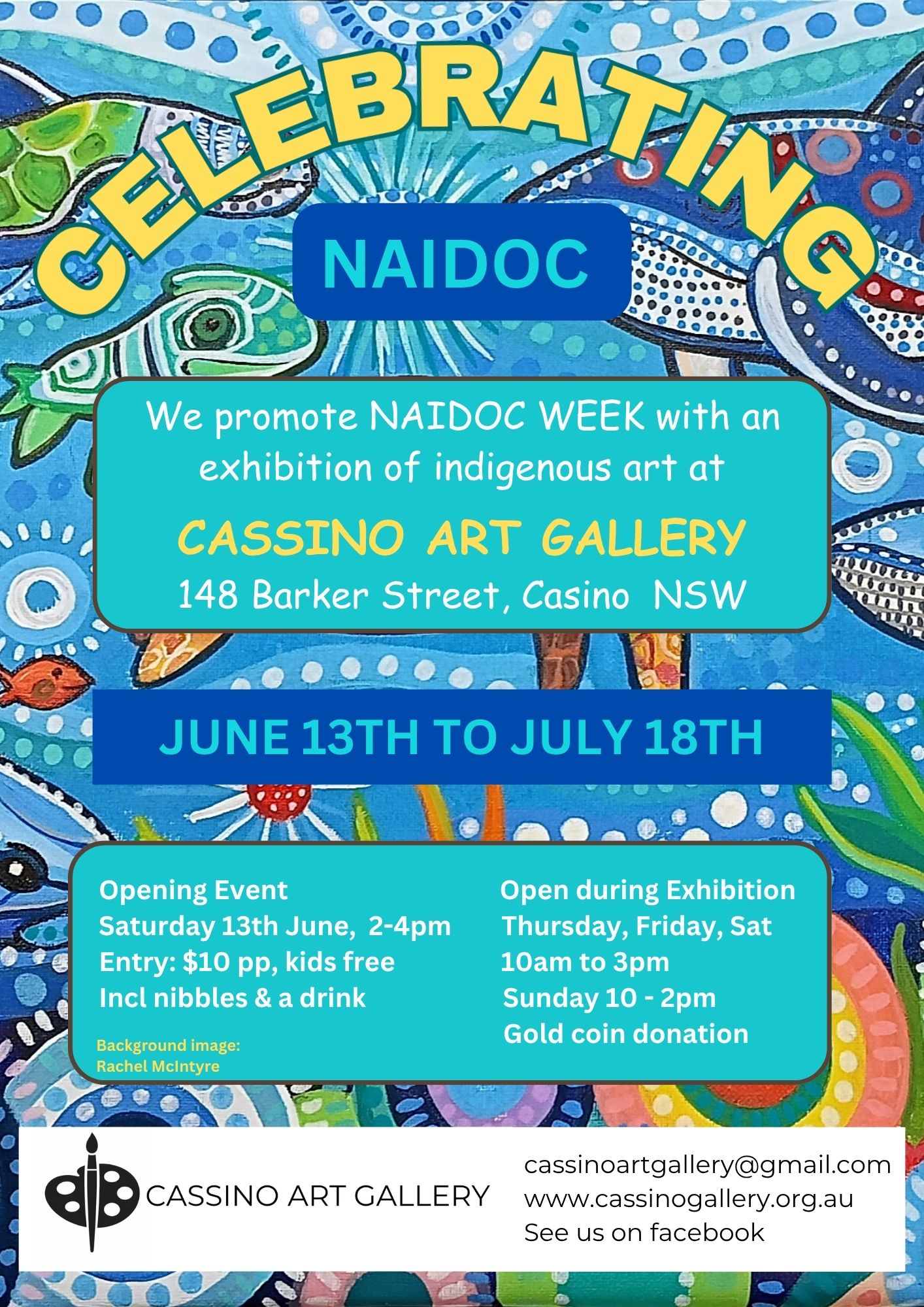 NAIDOC A4 Poster – yellow Rachel
